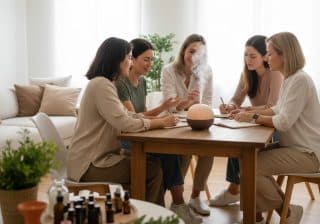 קורס דולות ומפיץ ריח לבית- איך ליווי נשי מקצועי פוגש ליווי חושי במרחב הביתי