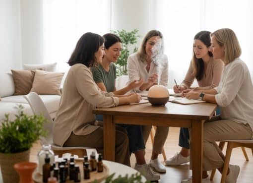 קורס דולות ומפיץ ריח לבית- איך ליווי נשי מקצועי פוגש ליווי חושי במרחב הביתי