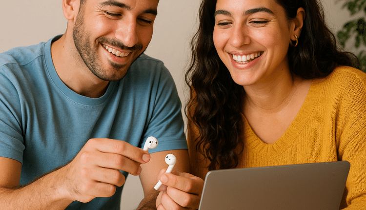 איך מחברים איירפודס למחשב